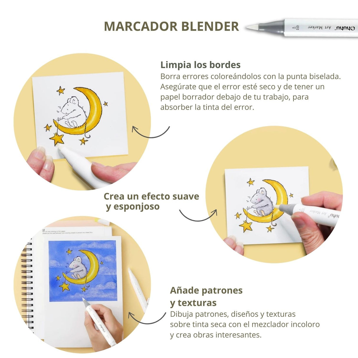 Ohuhu - Marcadores al Alcohol Honolulu A Doble Punta