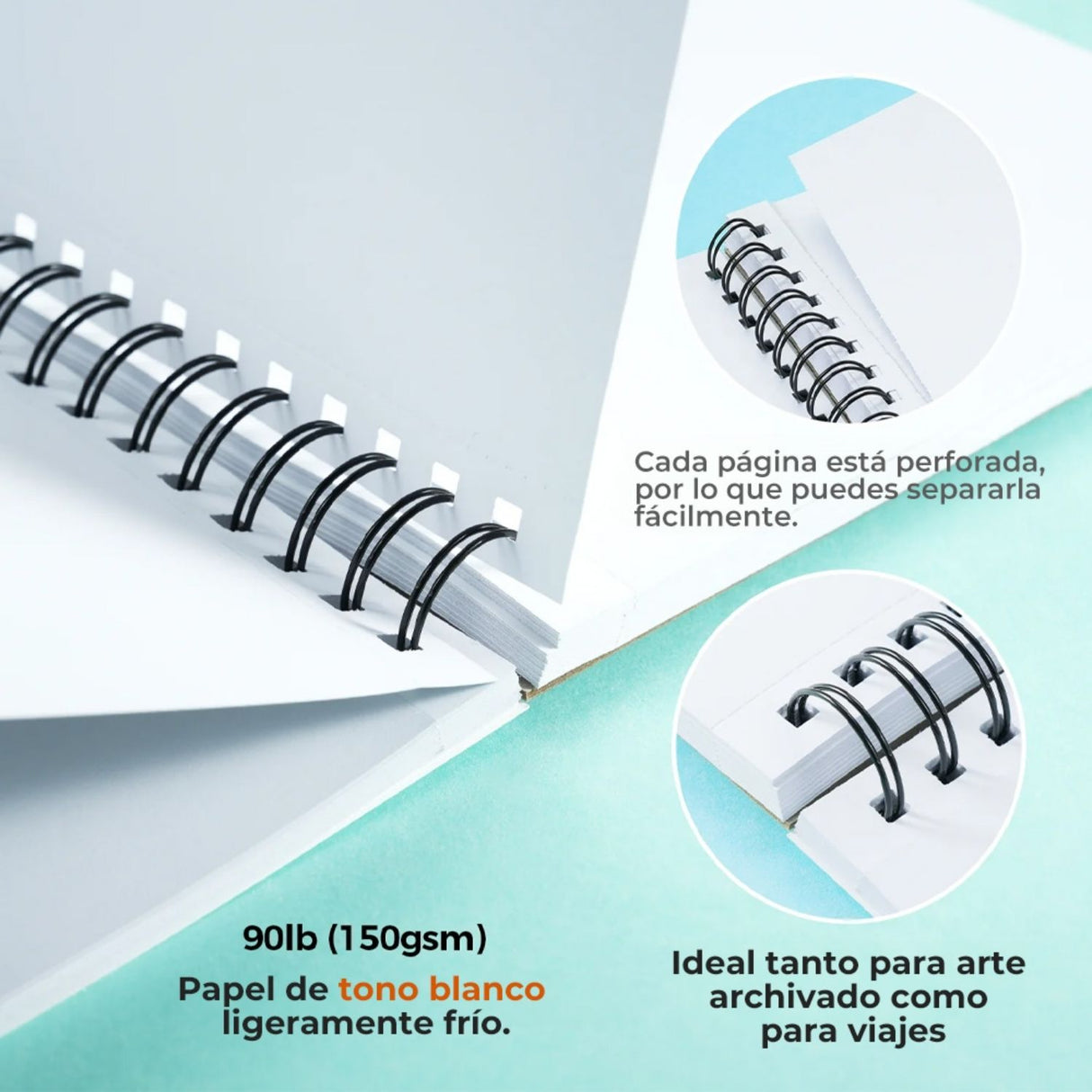 Ohuhu Marker Pad - Croquera para Marcadores 150 g/m2 60h 19,3 x 25,4 cm