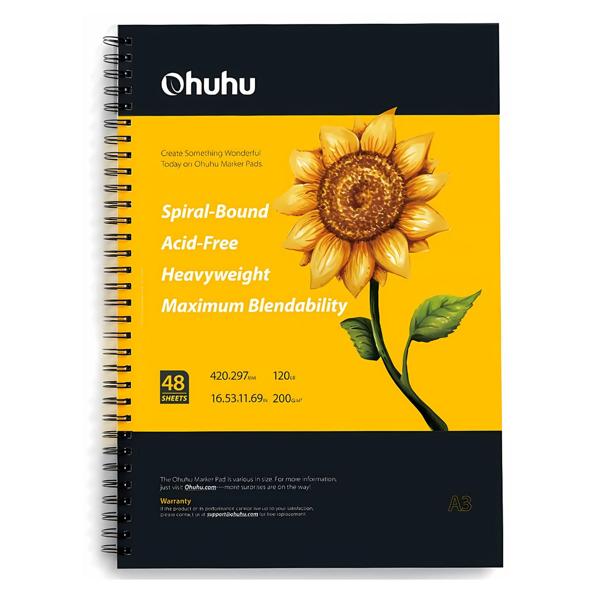 Ohuhu Marker Pad - Croquera para Marcadores 200 g/m2