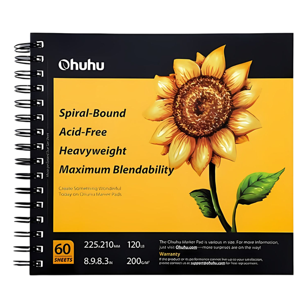 Ohuhu Marker Pad - Croquera para Marcadores 200 g/m2