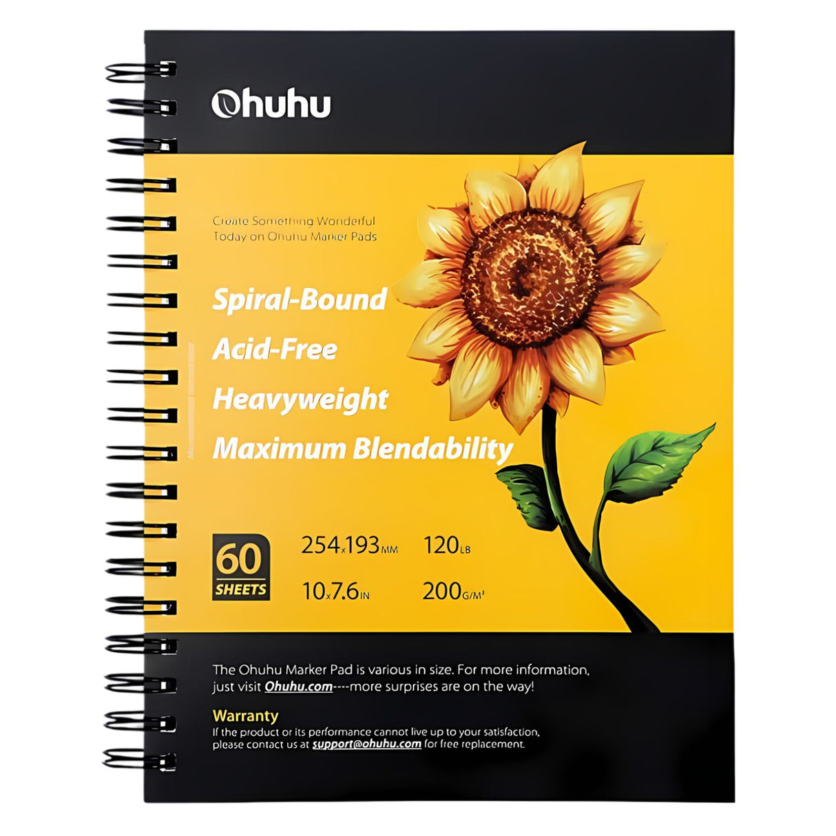 Ohuhu Marker Pad - Croquera para Marcadores 200 g/m2