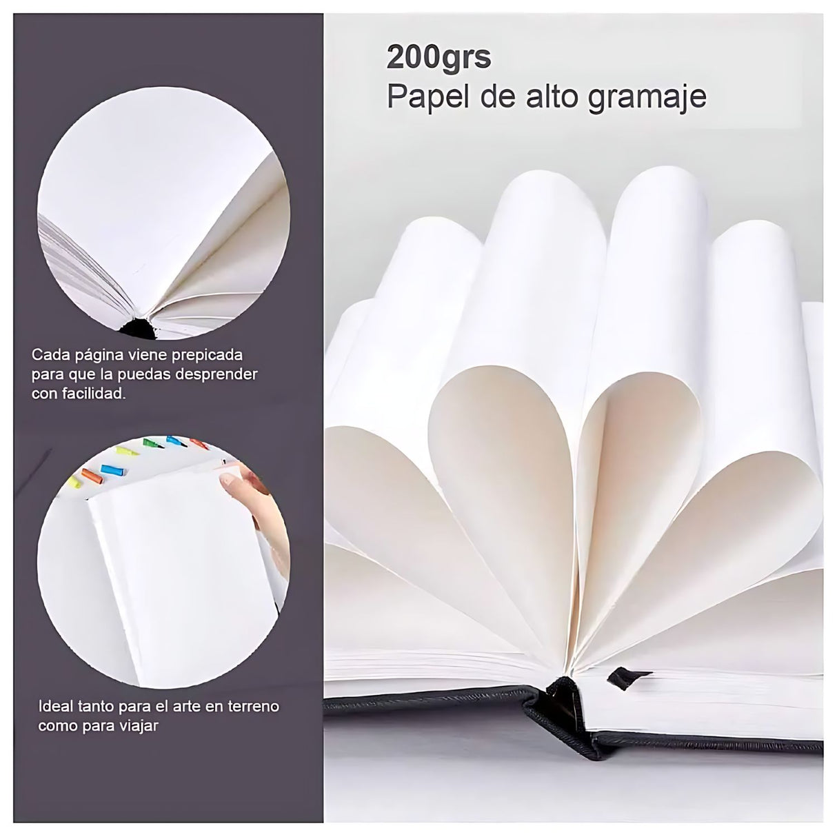 Ohuhu Marker Pad - Libreta para Marcadores 200 g/m2