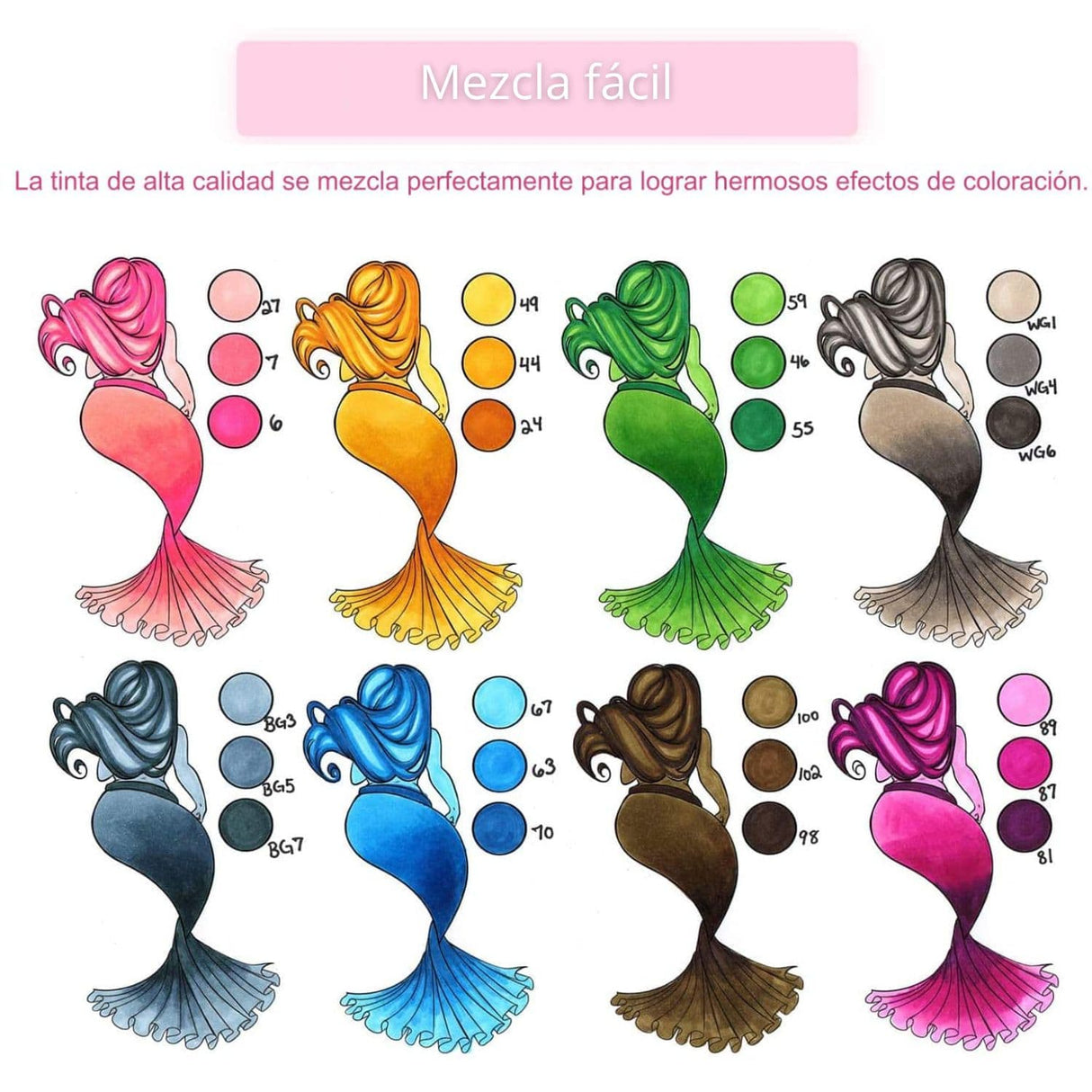 Ohuhu - Set 100 Marcadores al Alcohol Oahu Doble Punta