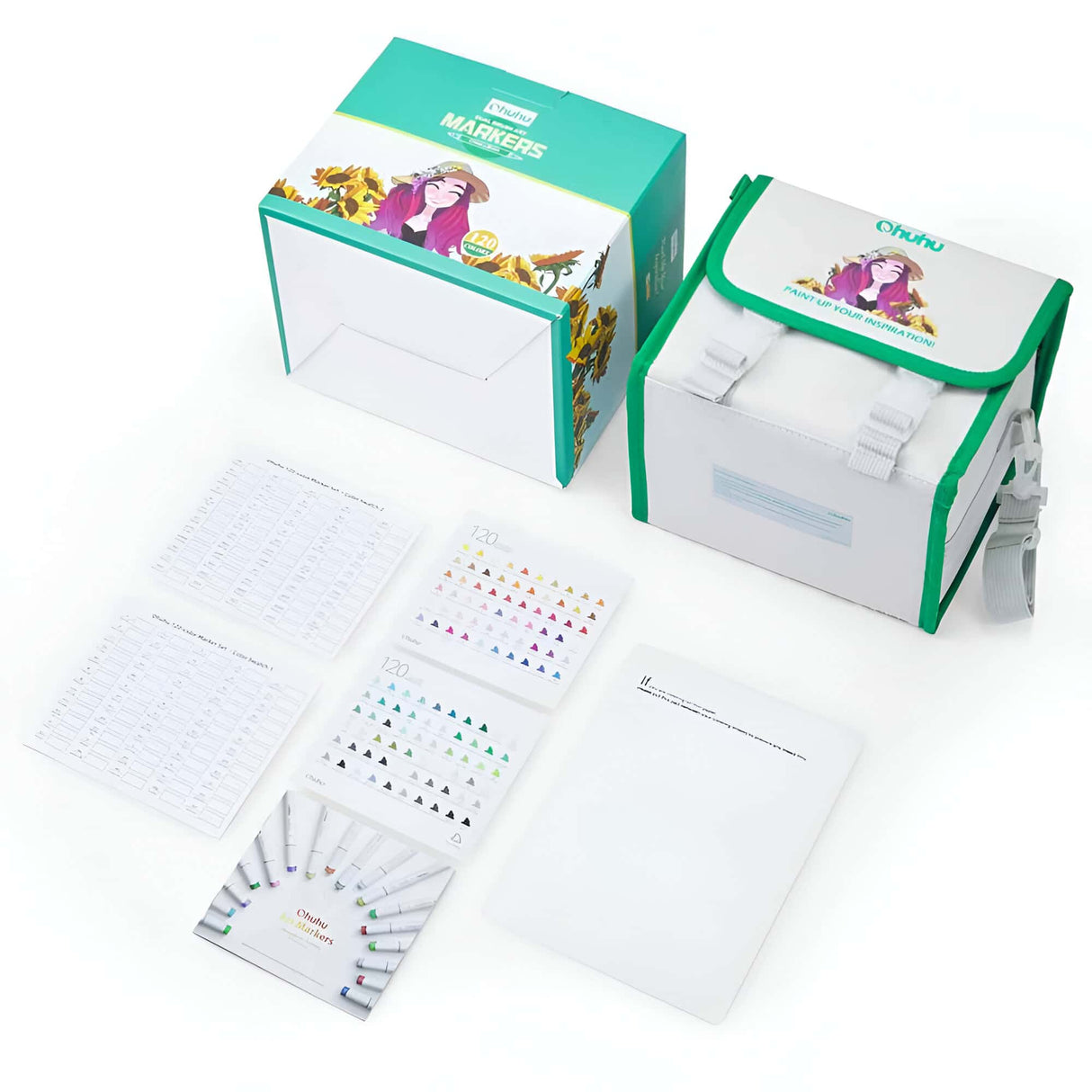 Ohuhu - Set 120 Marcadores al Alcohol Honolulu A Doble Punta