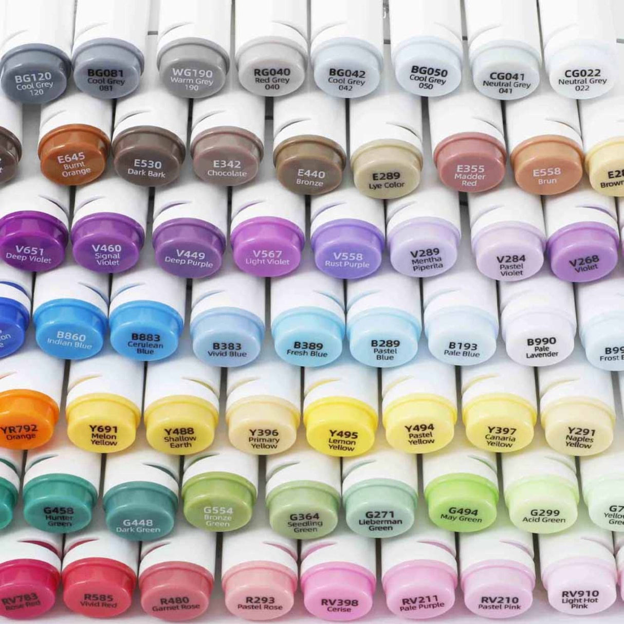 Ohuhu - Set 120 Marcadores al Alcohol Oahu Doble Punta