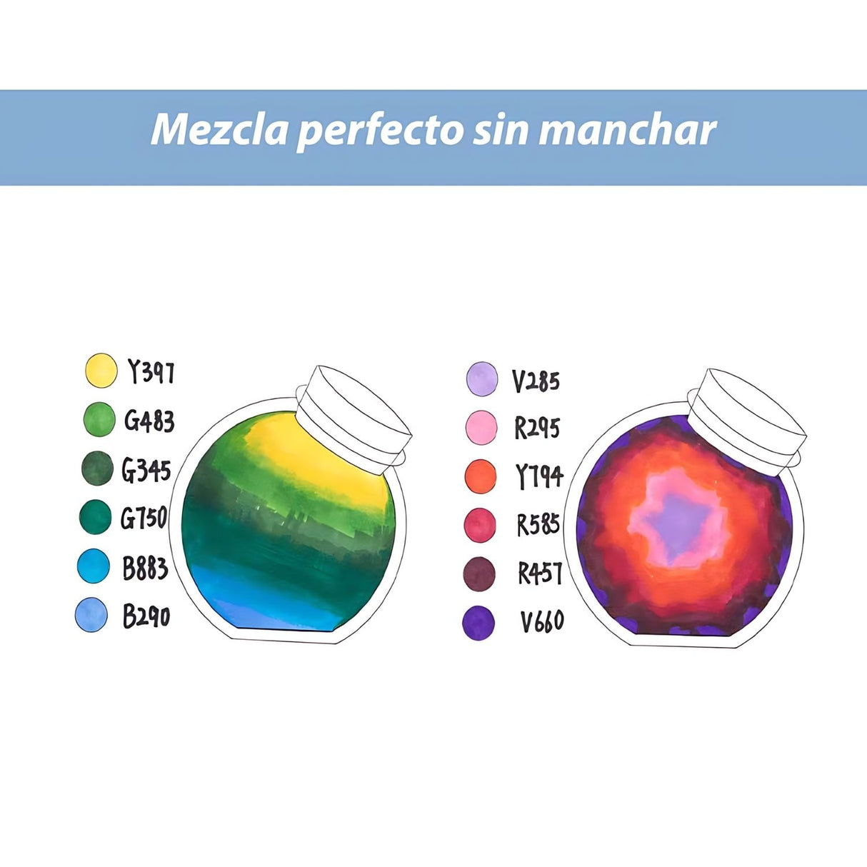 Ohuhu - Set 24 Marcadores al Alcohol Kaala Basic Tones Fina y Biselada