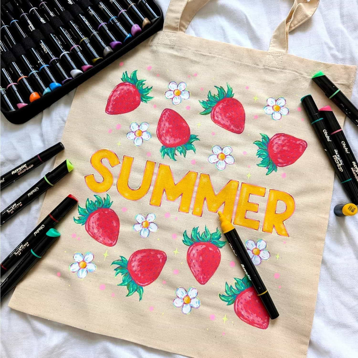 Ohuhu - Set 30 Marcadores Acrílicos Kakaako Doble Punta