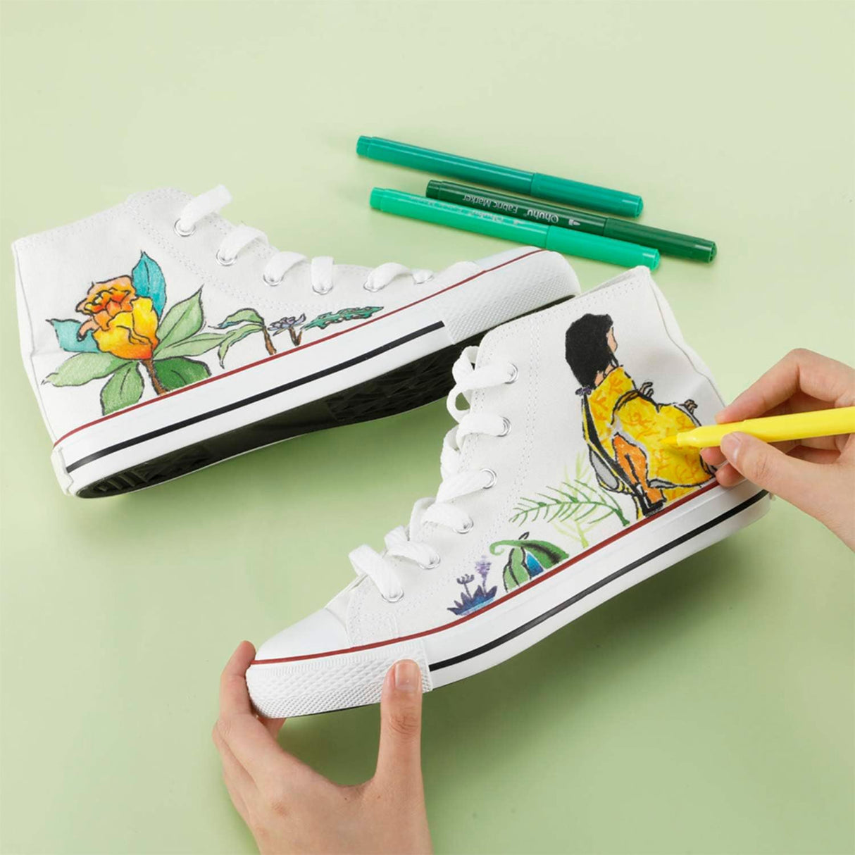 Ohuhu - Set 30 Marcadores Permanentes para Tela