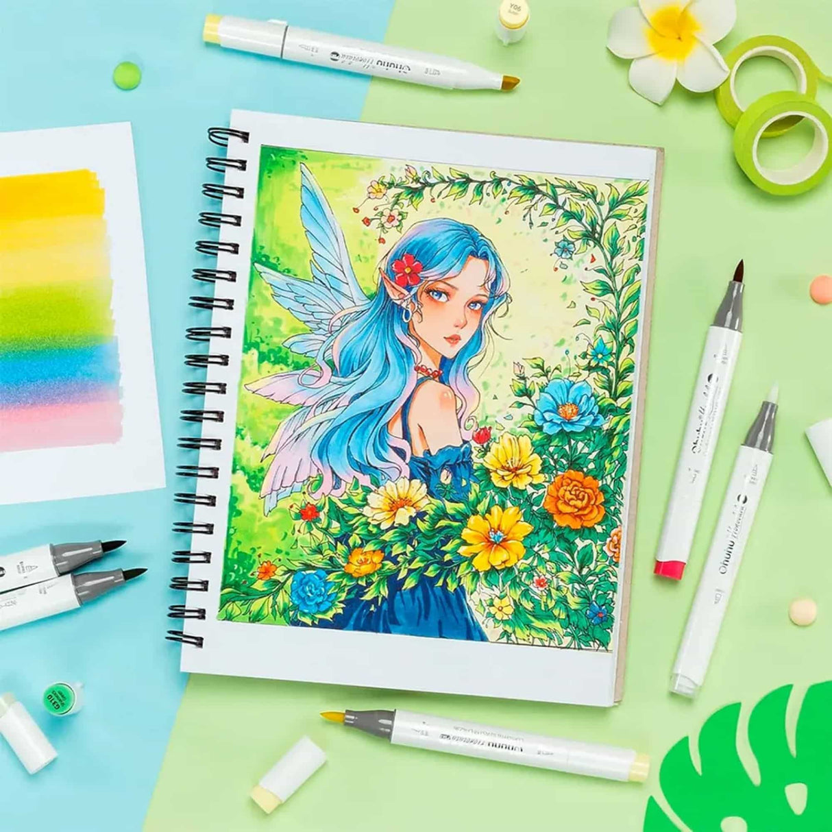 Ohuhu - Set 36 Marcadores al Alcohol Honolulu Plus