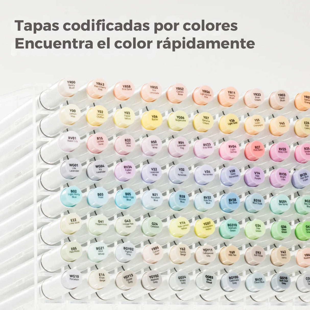 Ohuhu - Set 48 Marcadores al Alcohol Honolulu A Doble Punta Pastel