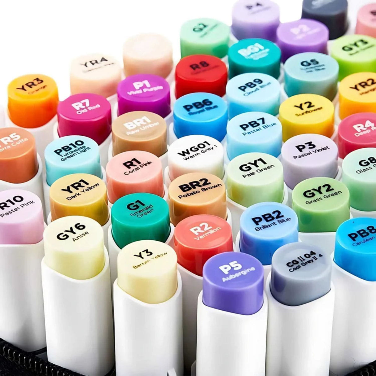 Ohuhu - Set 48 Marcadores al Alcohol Honolulu B Doble Punta