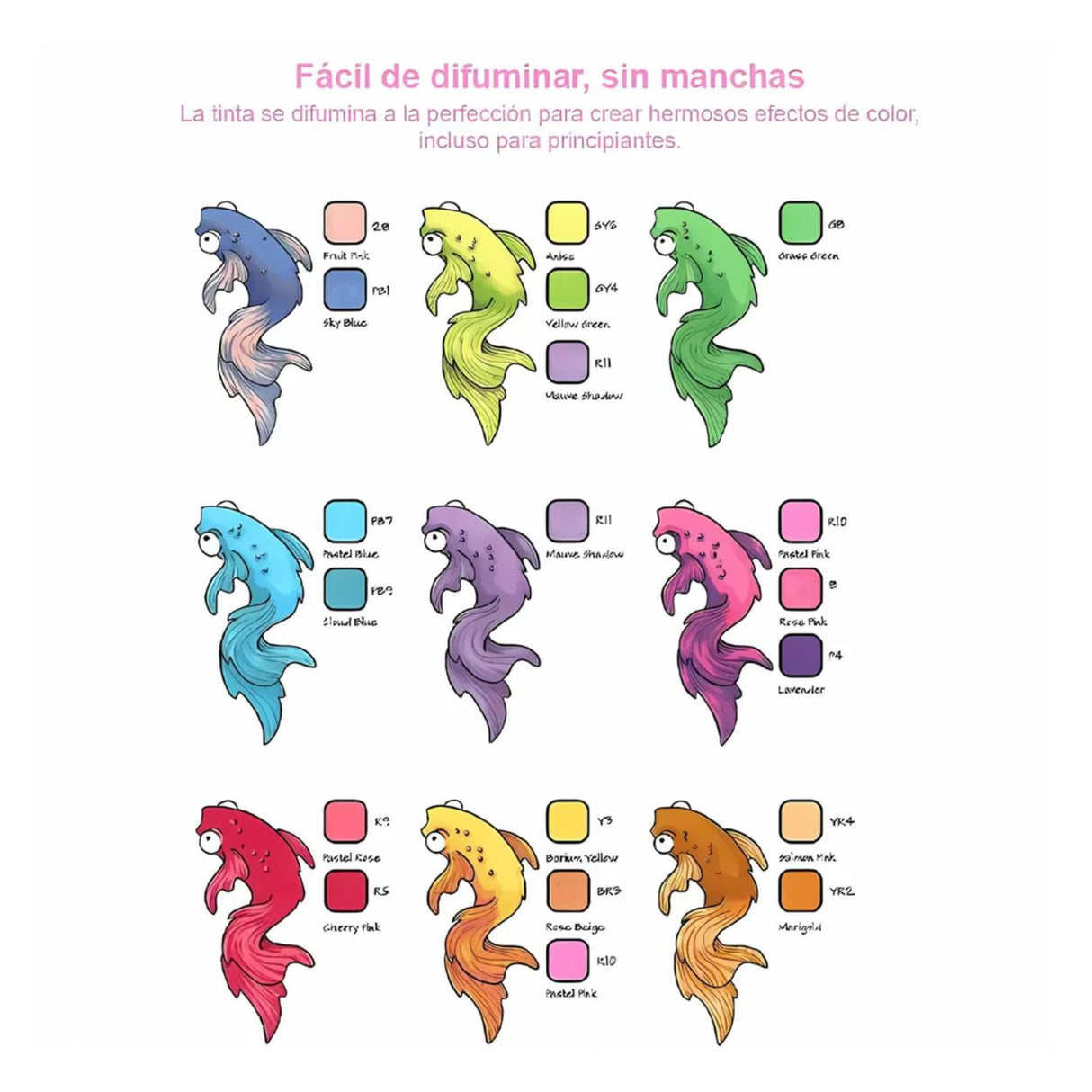 Ohuhu - Set 48 Marcadores al Alcohol Honolulu B Doble Punta