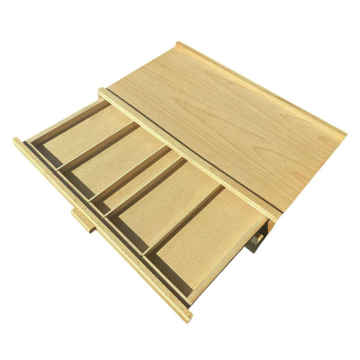 Organizador de Madera para Escritorio con 3 Cajones