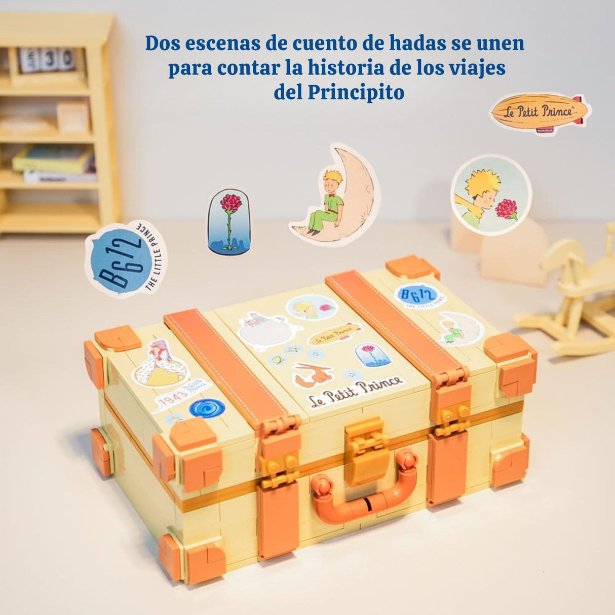 Pantasy - Juego de Bloques El Principito Le Petit Prince Suitcase