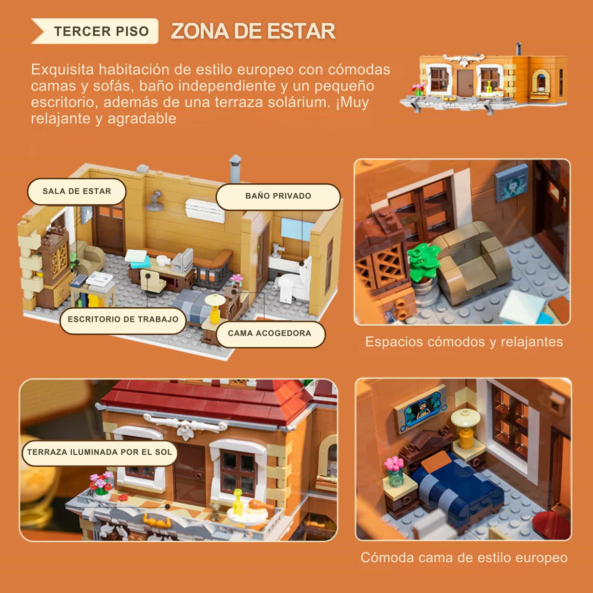 Pantasy - Juego de Bloques Panadería