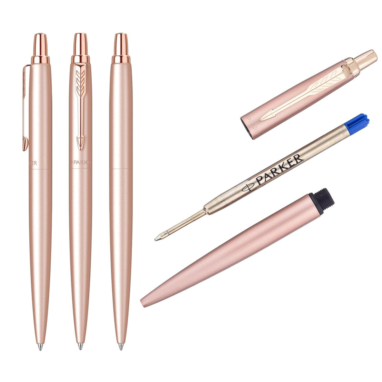 Parker - Boligrafo Jotter XL Tinta Azul, Punta M, Pink Gold