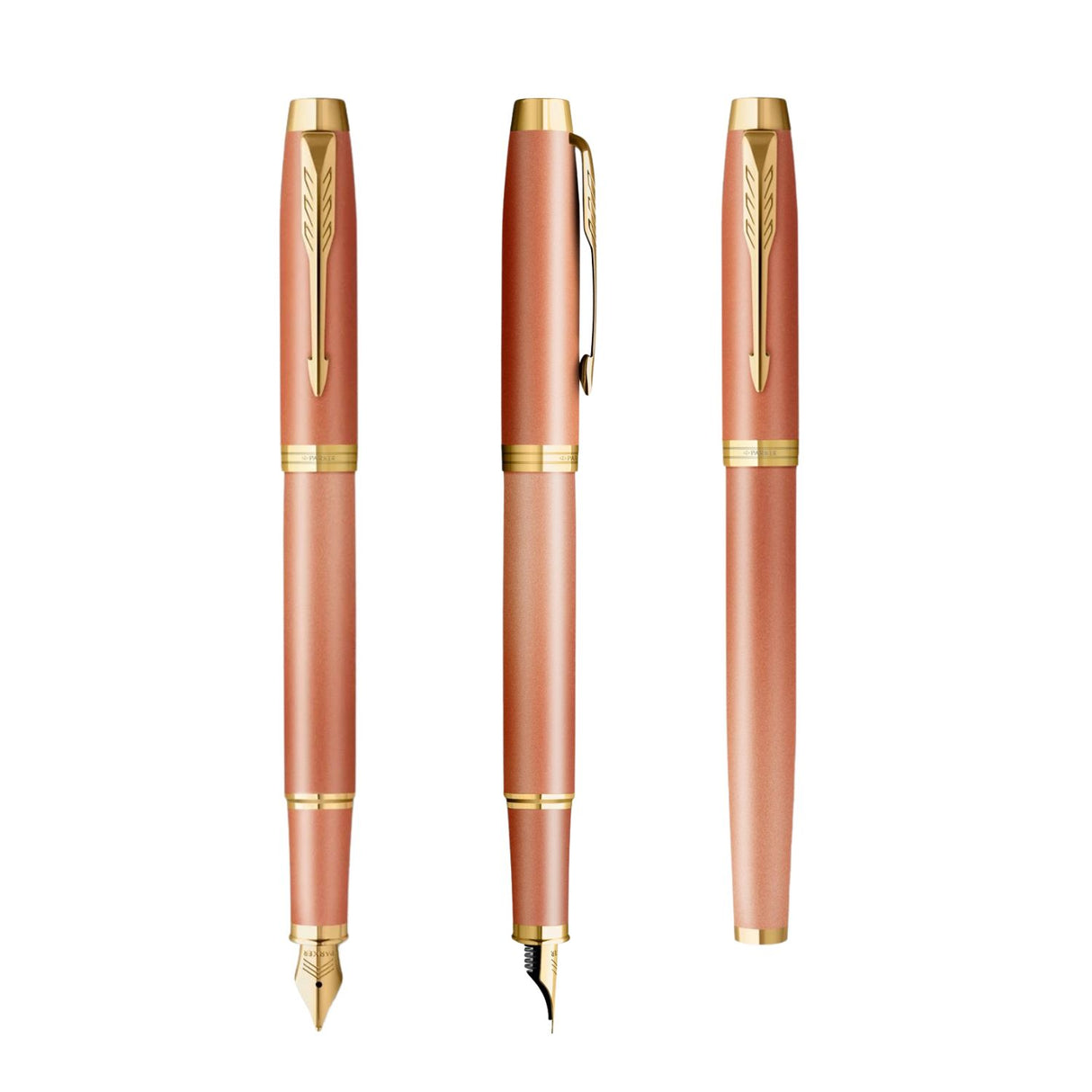 Parker - Pluma IM Writing Rituals Tinta Azul, Punta M, Uplifting Orange