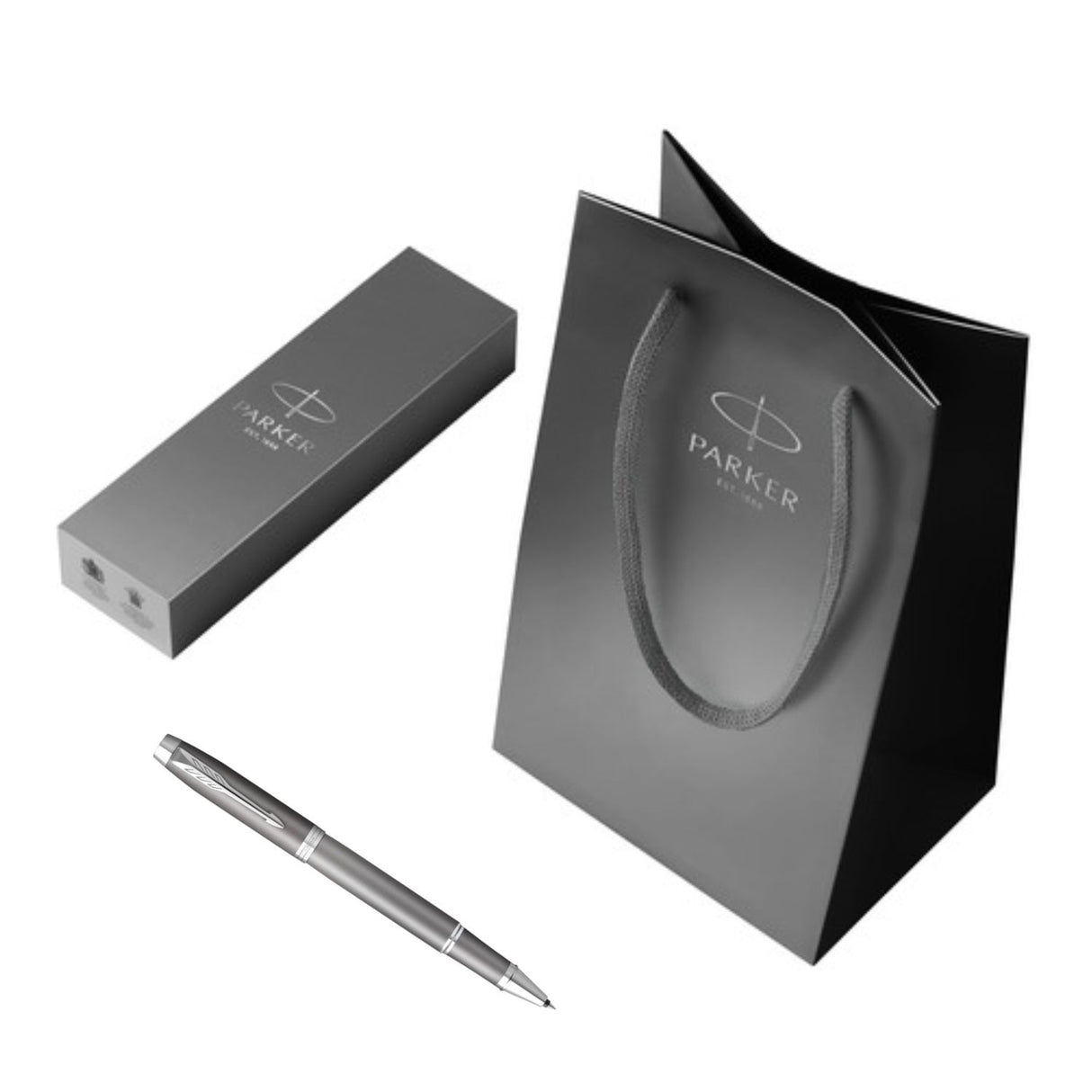 Parker - Rollerball IM Writing Rituals Tinta Azul, Punta F, Grey