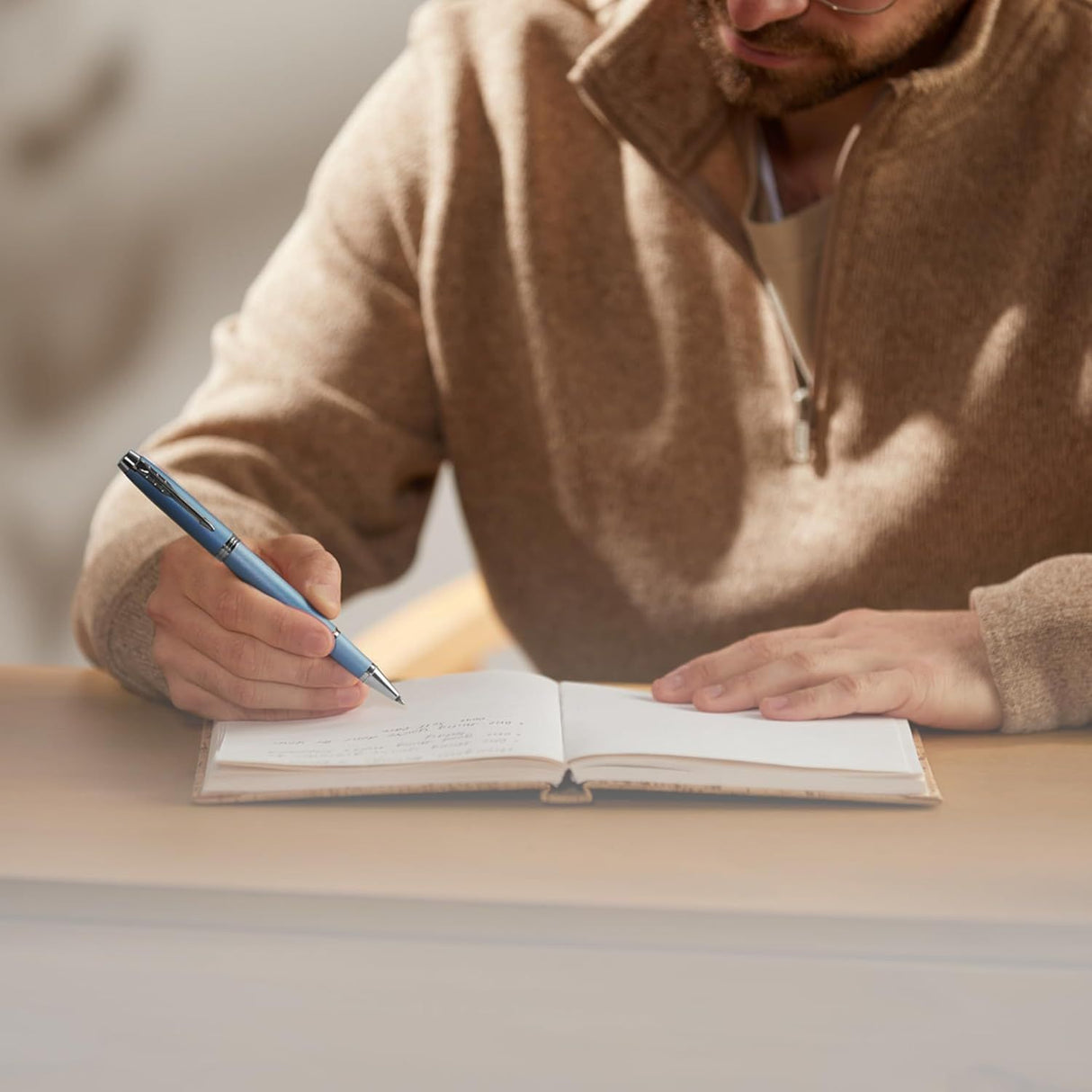 Parker - Rollerball IM Writing Rituals Tinta Azul, Punta F, Peaceful Blue