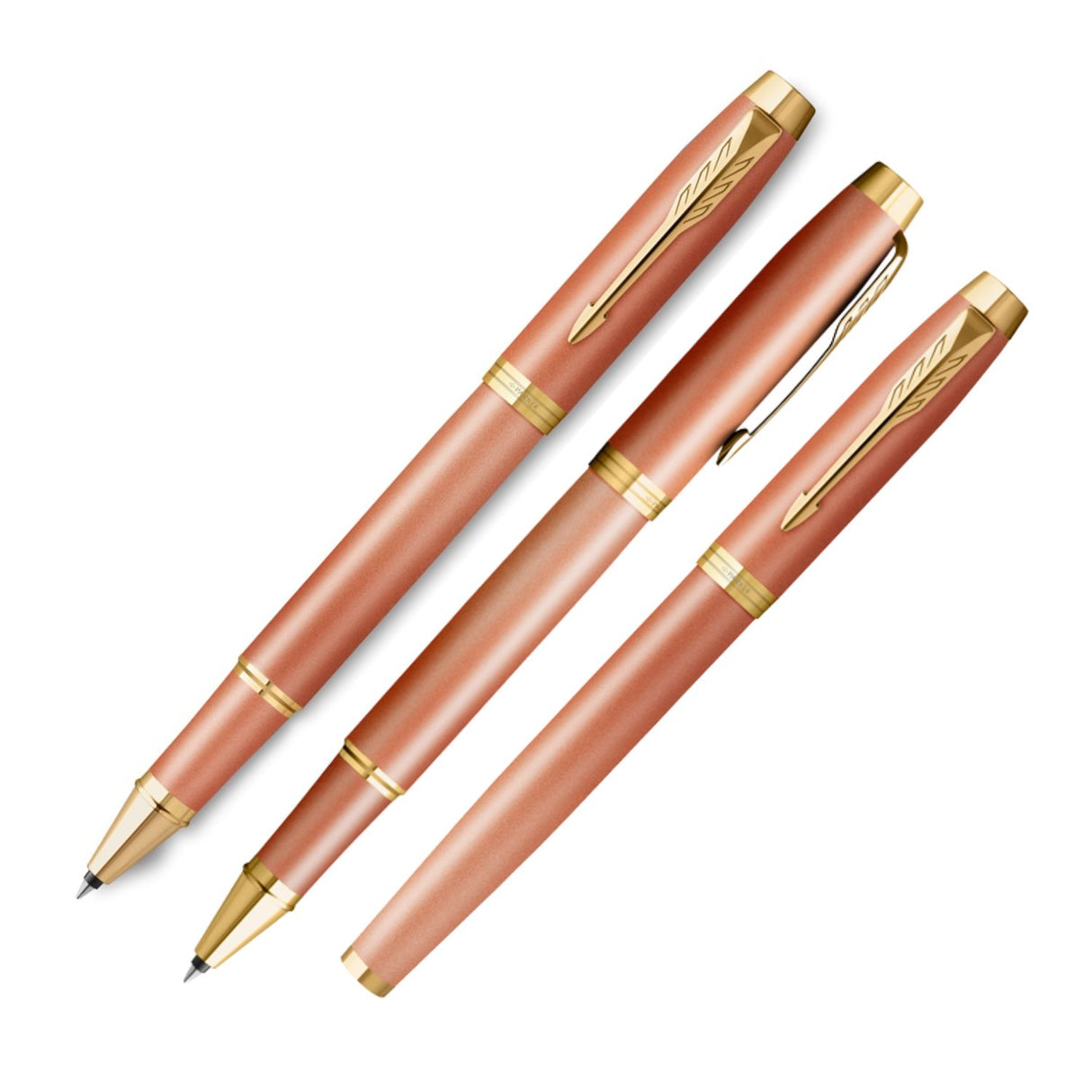 Parker - Rollerball IM Writing Rituals Tinta Azul, Punta F, Uplifting Orange