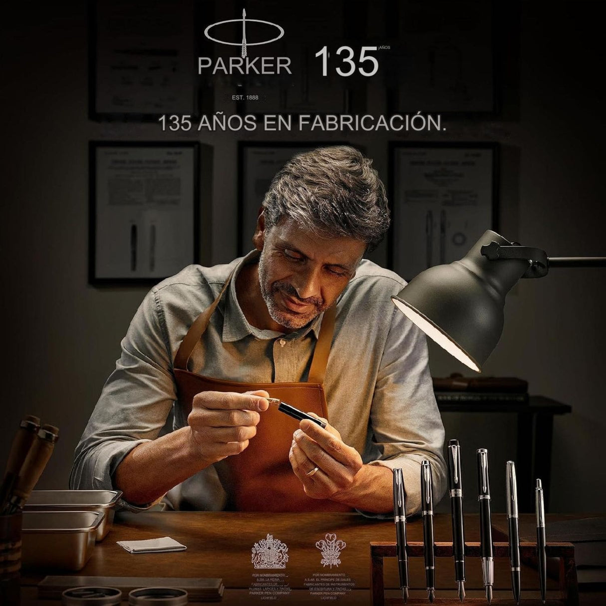 Parker Sonnet - Boligrafo Matte Black Lacquer Palladium Trim, Punta Media, Tinta Negra