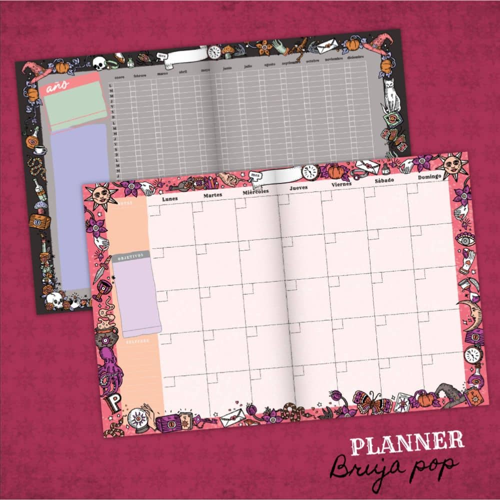Pascualina - Planner Book Bruja Pop