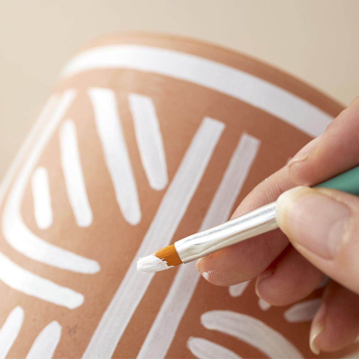 Pebeo - Set 4 Pinceles Acrílico Fluido Avellanados (Filbert)