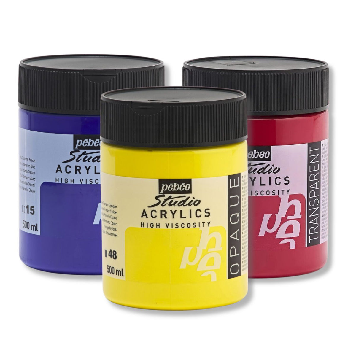 Pébéo Studio - Vernice Acrilica Alta Viscosità, Colore Arancione Fluorescente Trasparente, Tubo Da 100 Ml, Finitura Opaca Satinata, Per Tela, Legno E Mixed Media