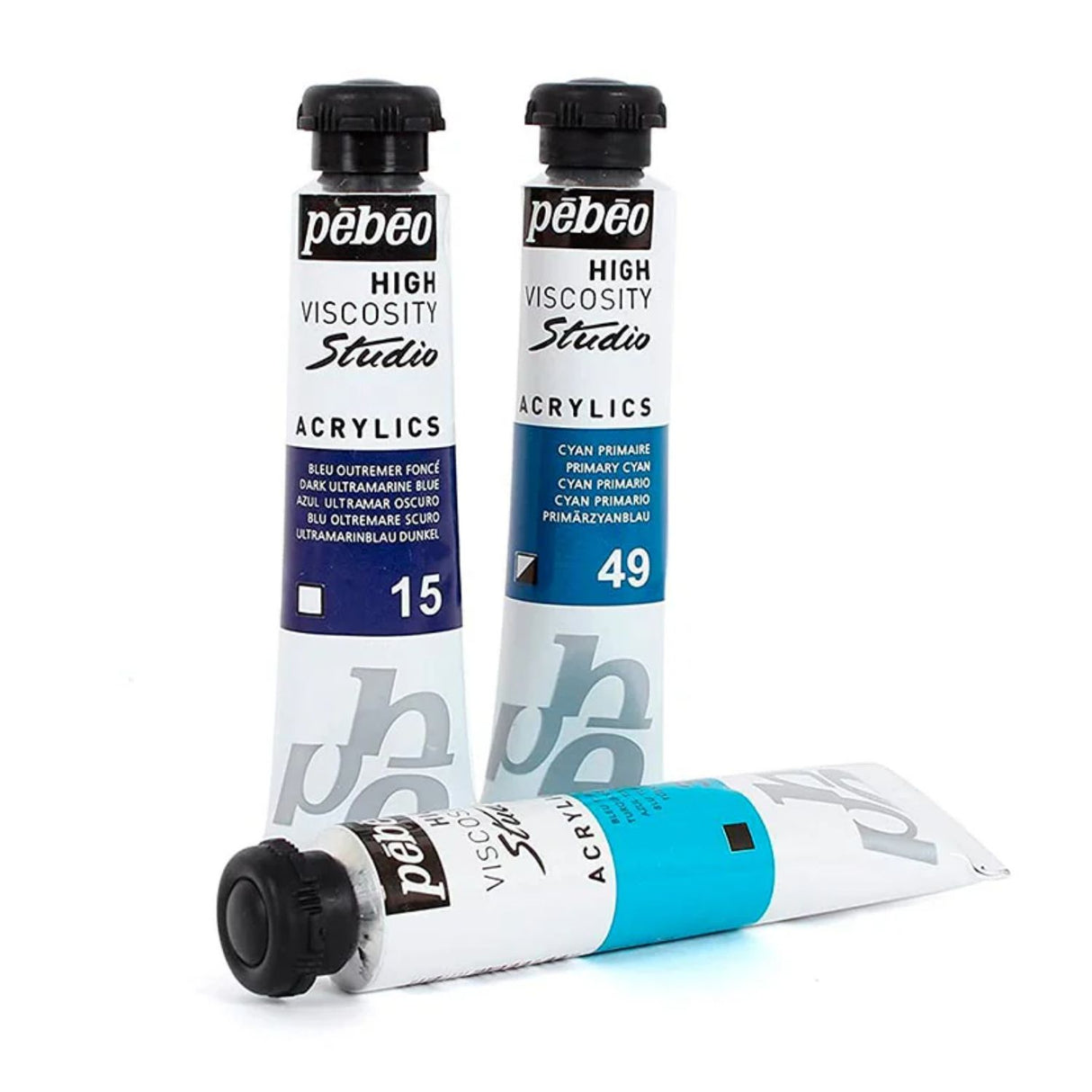 Pebeo Studio - Set 20 Acrílicos Tubos 20 ml