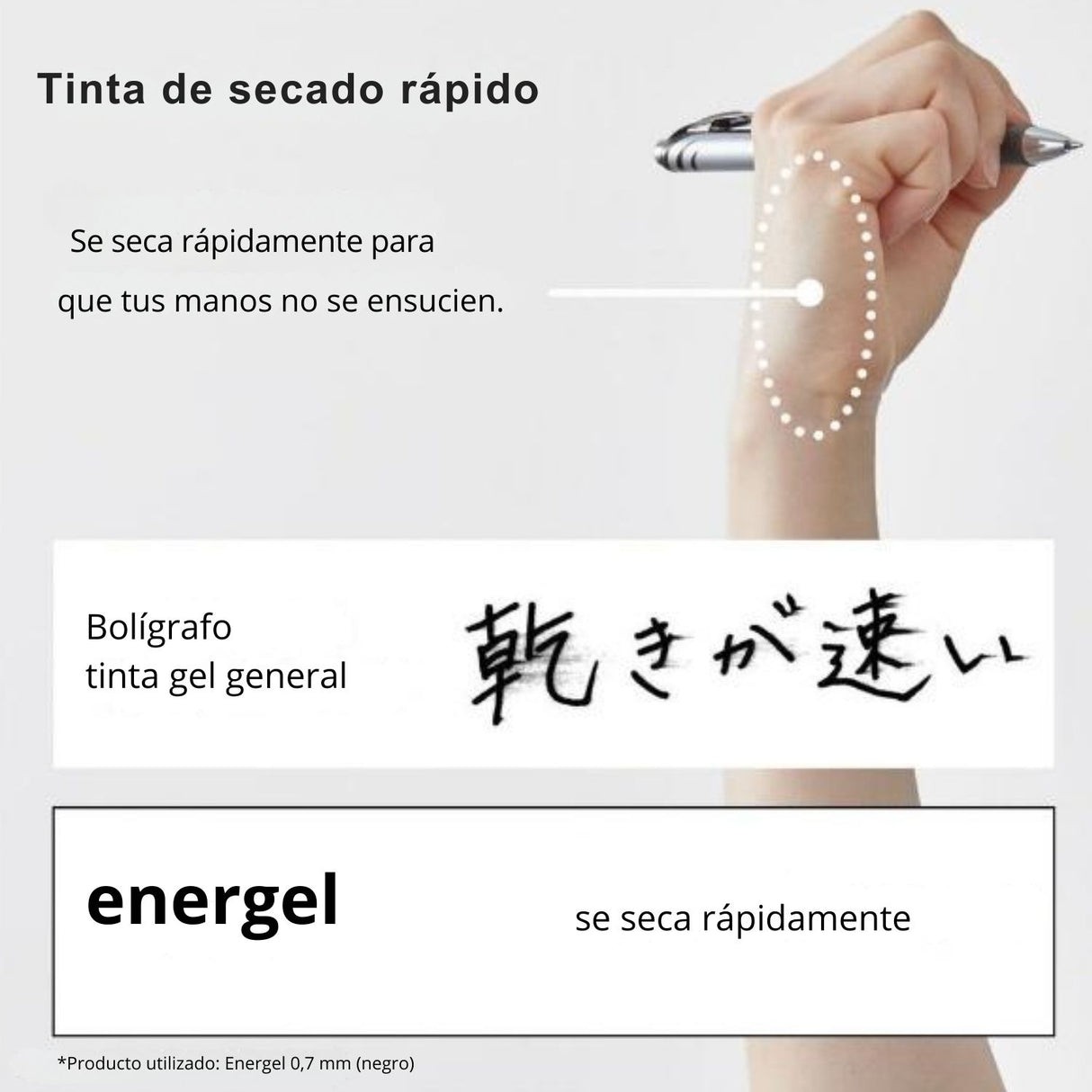 Pentel - Lápiz Gel Energel Bullet Tip 0,7 mm