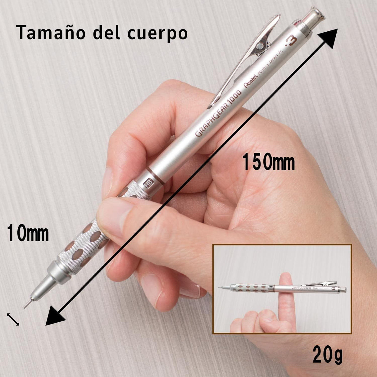 Pentel - Portaminas Graphgear 1000