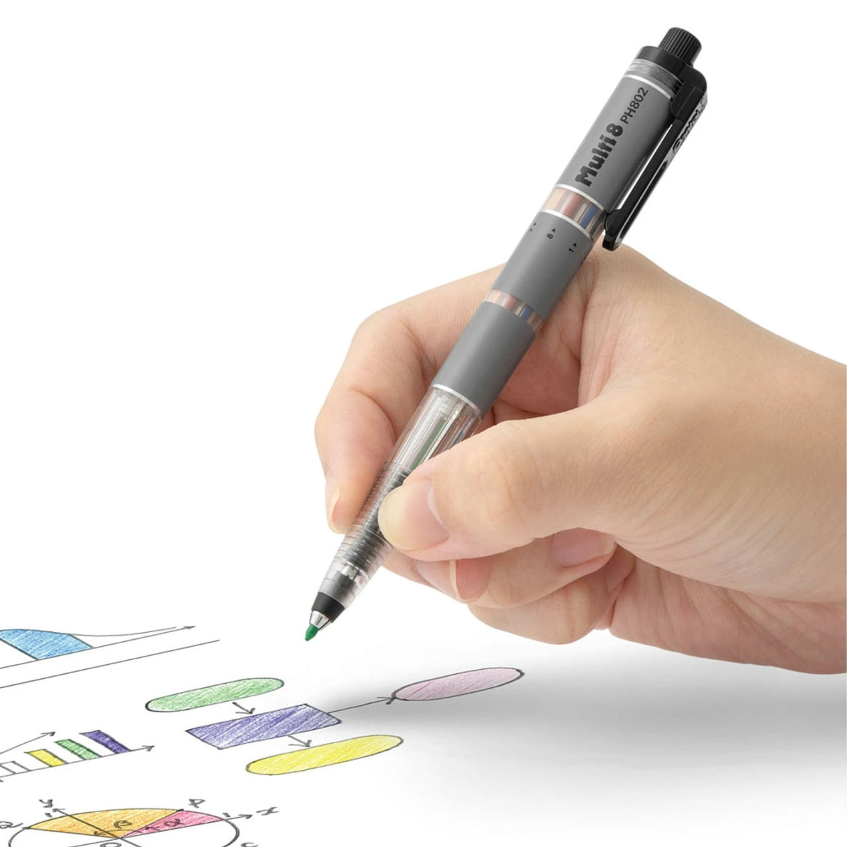 Pentel - Portaminas Multi 8 PH802 2.0 mm