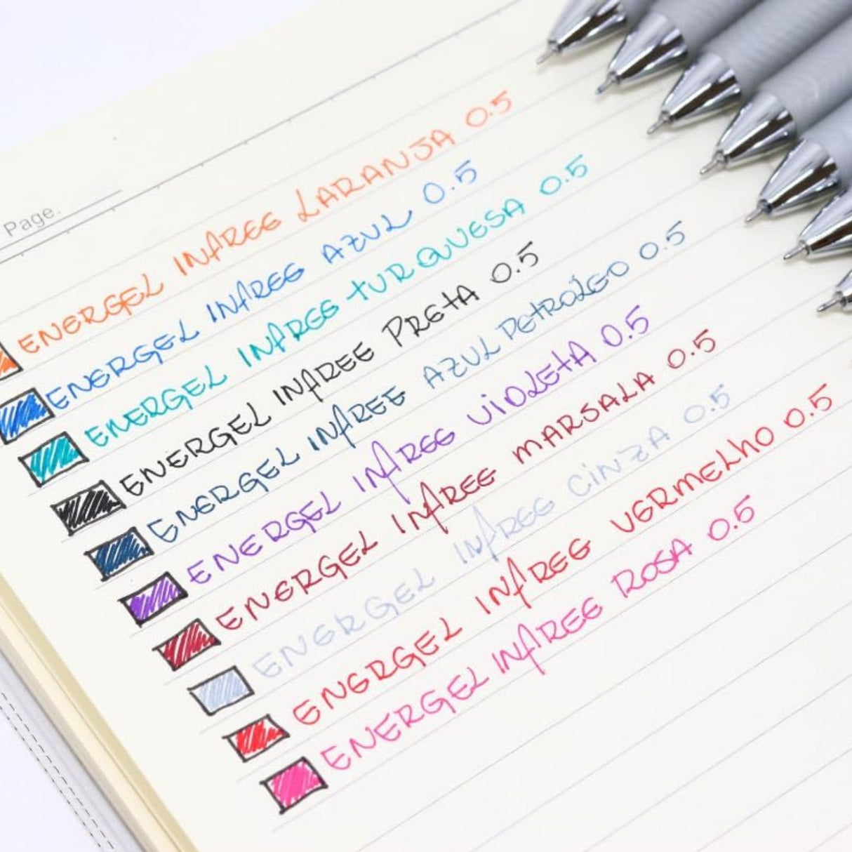 Pentel - Repuesto Lápiz Gel Energel Infree 0,5 mm