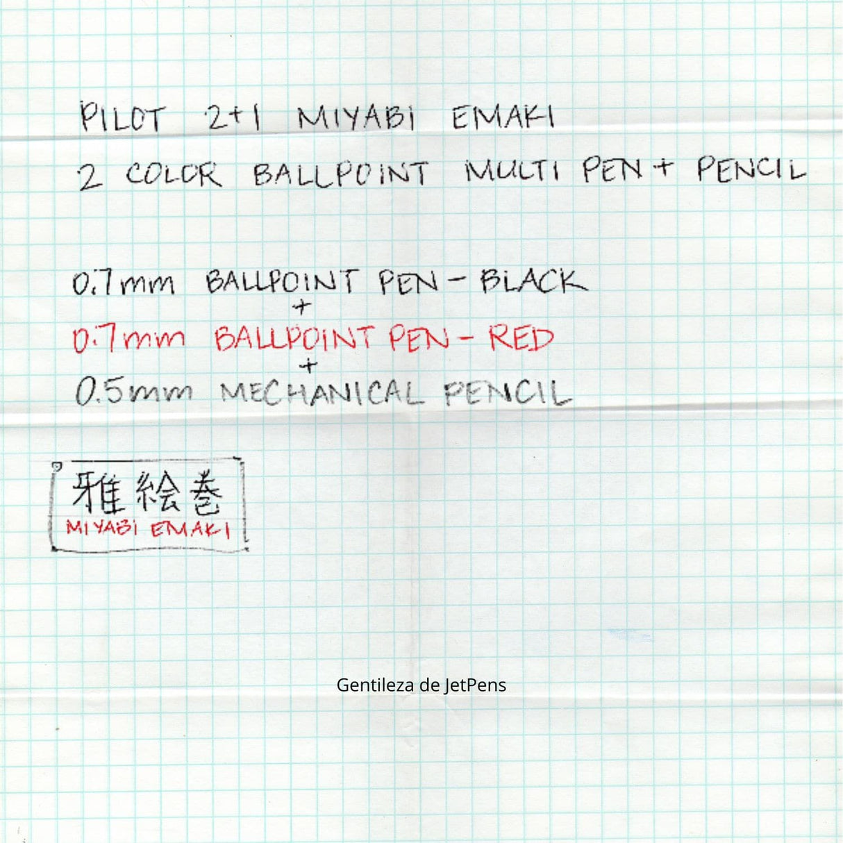 Pilot - Bolígrafo Diseño Japonés Miyabi 07 mm