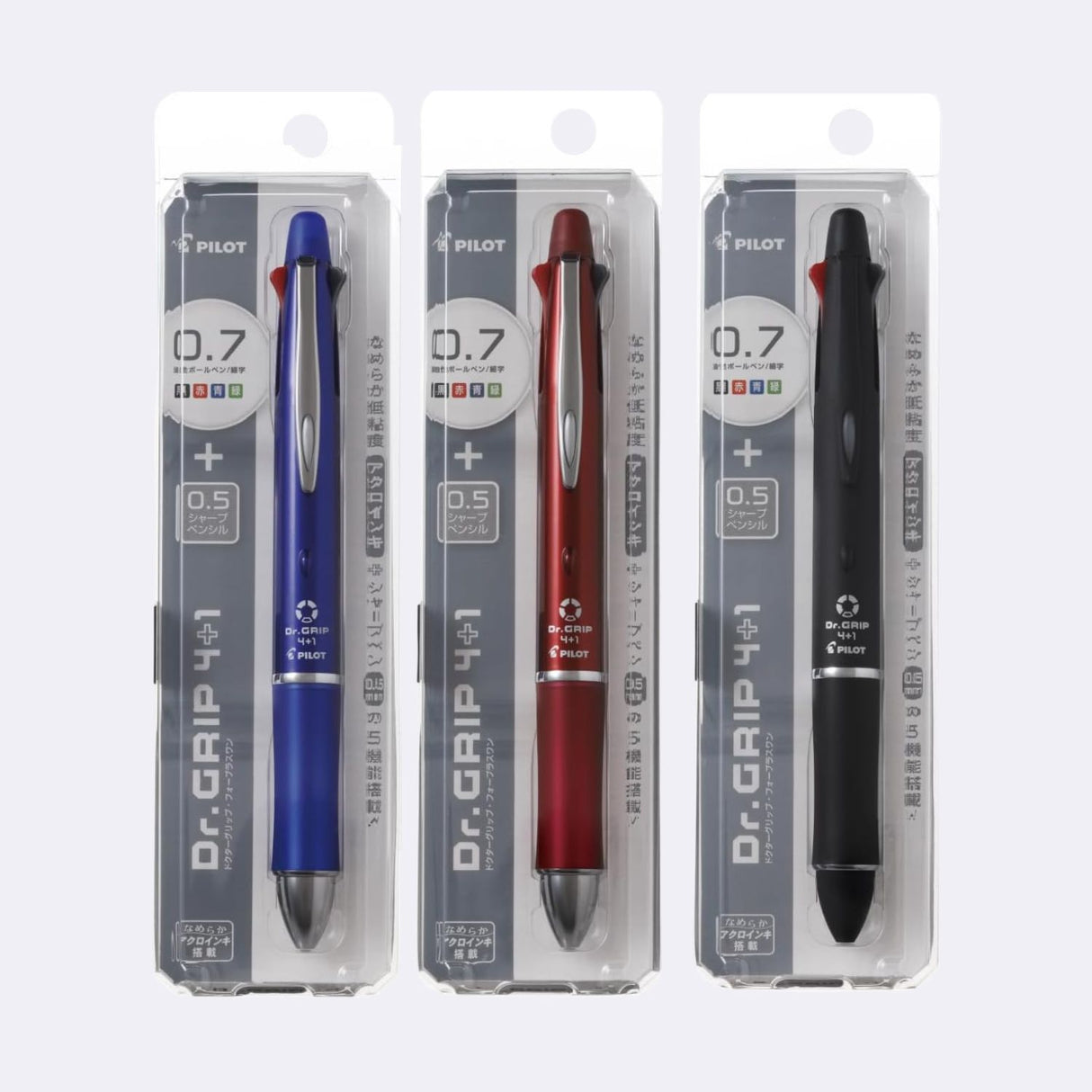Pilot - Bolígrafo Multifunción Dr Grip 4+1 07 y Portaminas 05