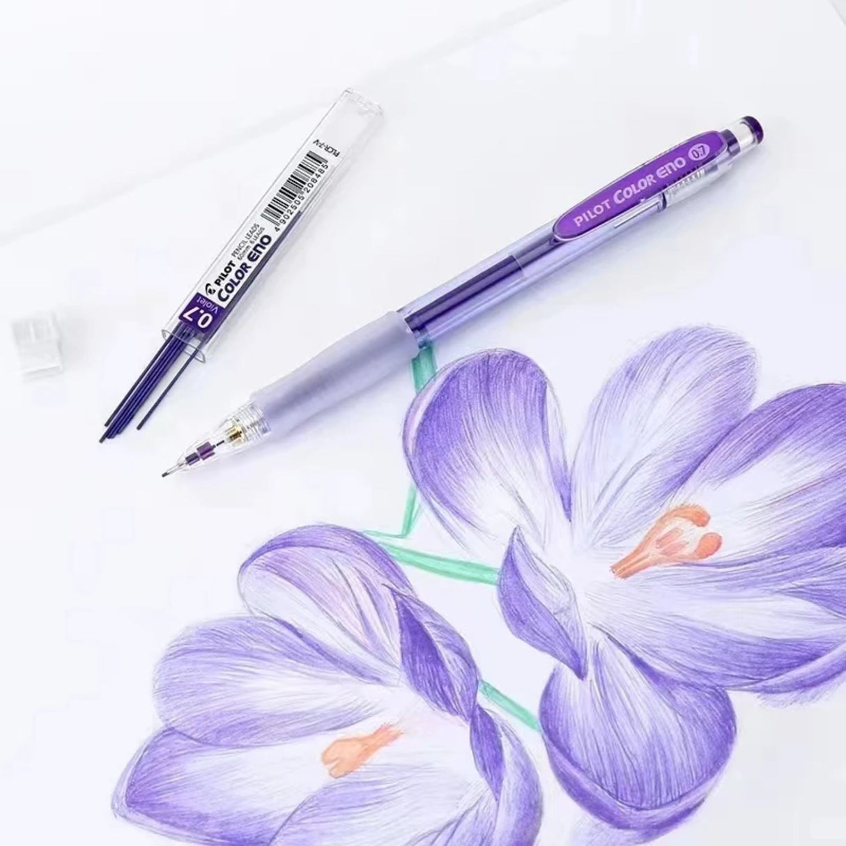 Pilot Eno - Pack 6 Minas de Colores para Portaminas 07