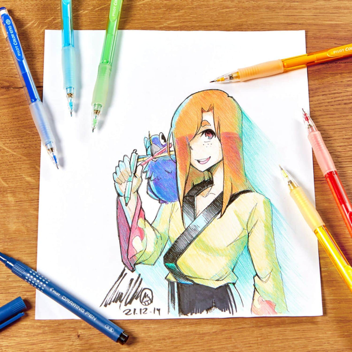 Pilot Eno - Pack 6 Minas de Colores para Portaminas 07