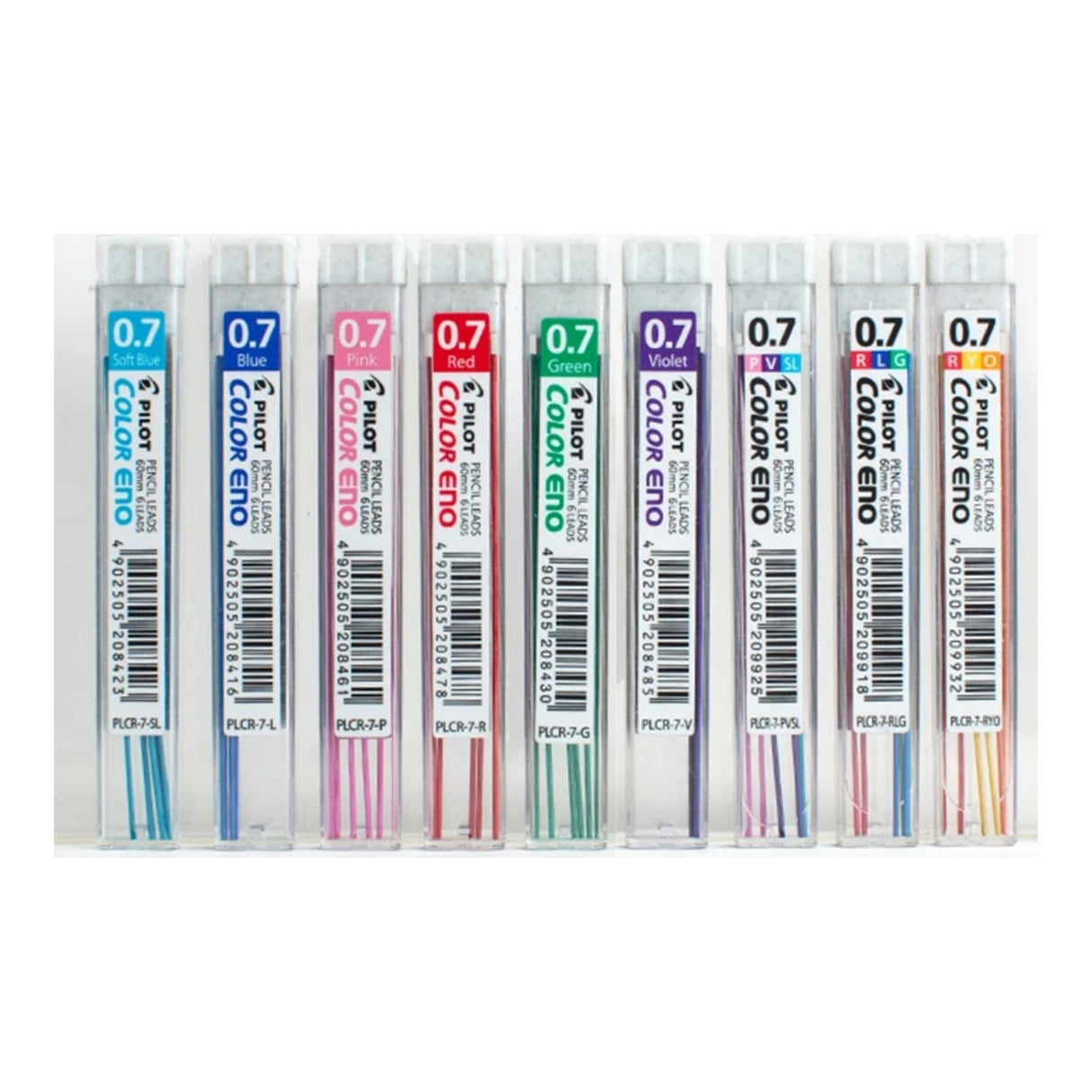 Pilot Eno - Pack 6 Minas de Colores para Portaminas 07