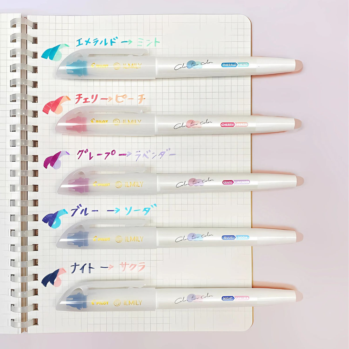 Pilot ILMILY - Destacadores de 2 Colores