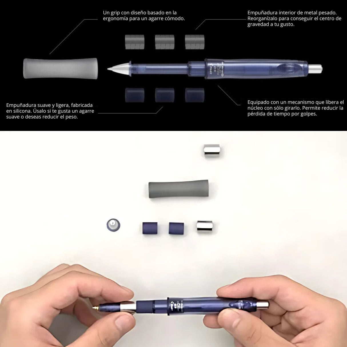 Pilot - Portaminas Dr Grip Play Balance Punta 05