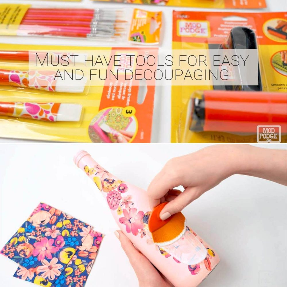 Plaid Mod Podge - Pincel Aplicador Gold Taklon