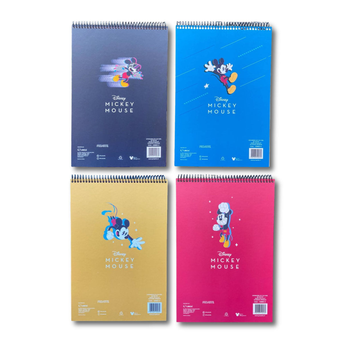 Proarte - Croquera Mickey 80 h