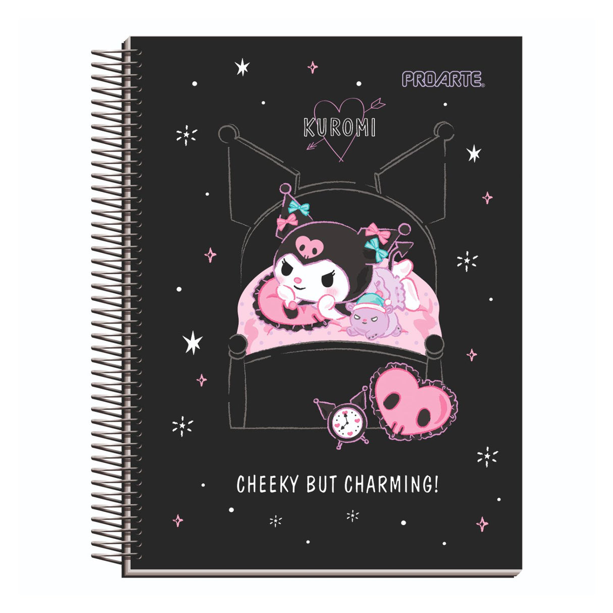 Proarte - Cuaderno Kuromi 16,2 x 21,5 cm 150 h 7 mm