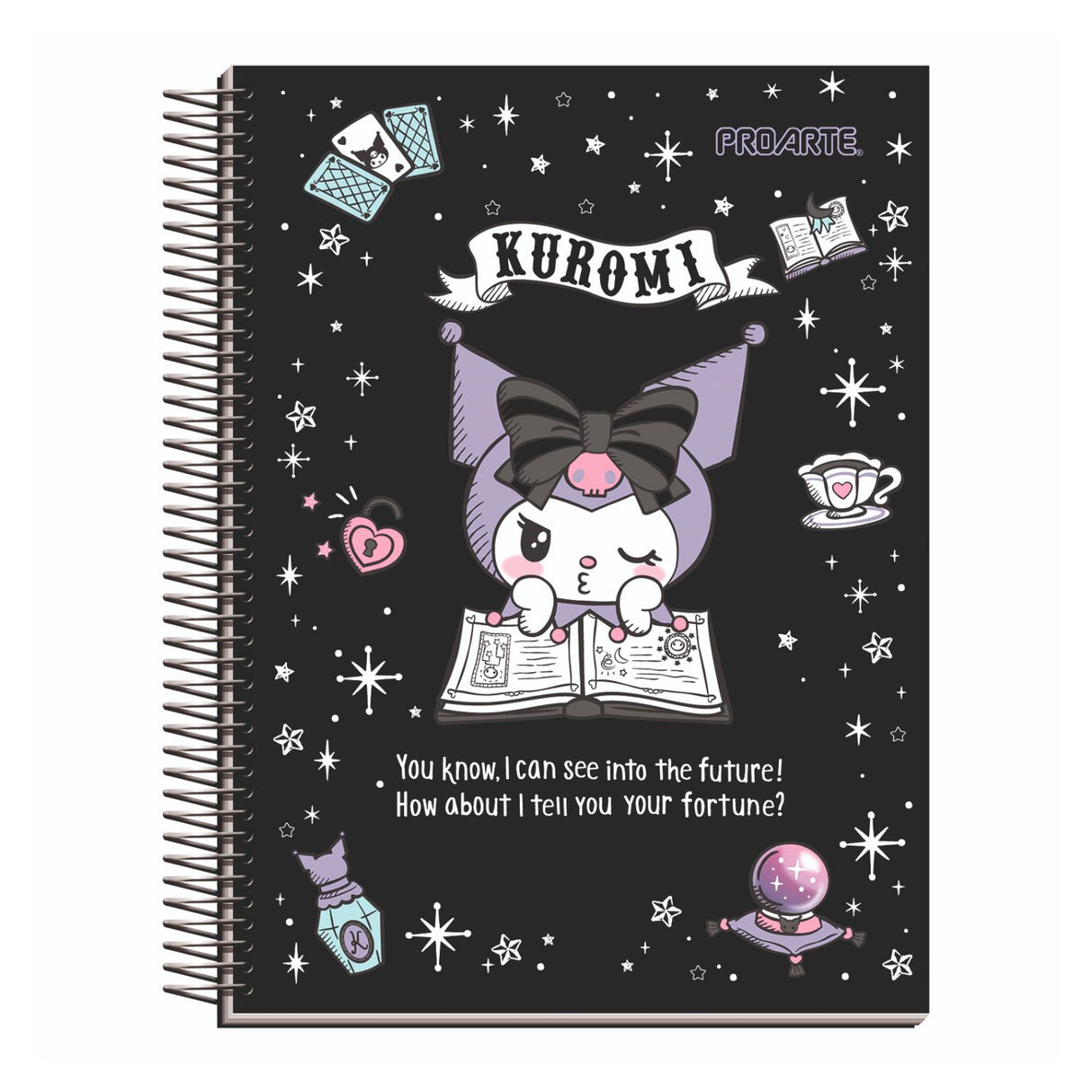 Proarte - Cuaderno Kuromi 16,2 x 21,5 cm 150 h 7 mm