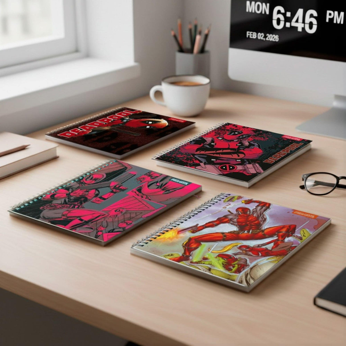 Proarte - Cuaderno Universitario Deadpool 100 h 7 mm