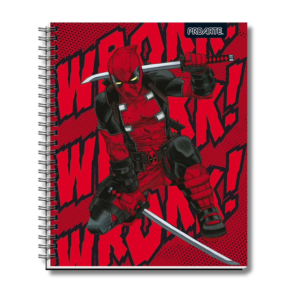 Proarte - Cuaderno Universitario Deadpool 100 h 7 mm