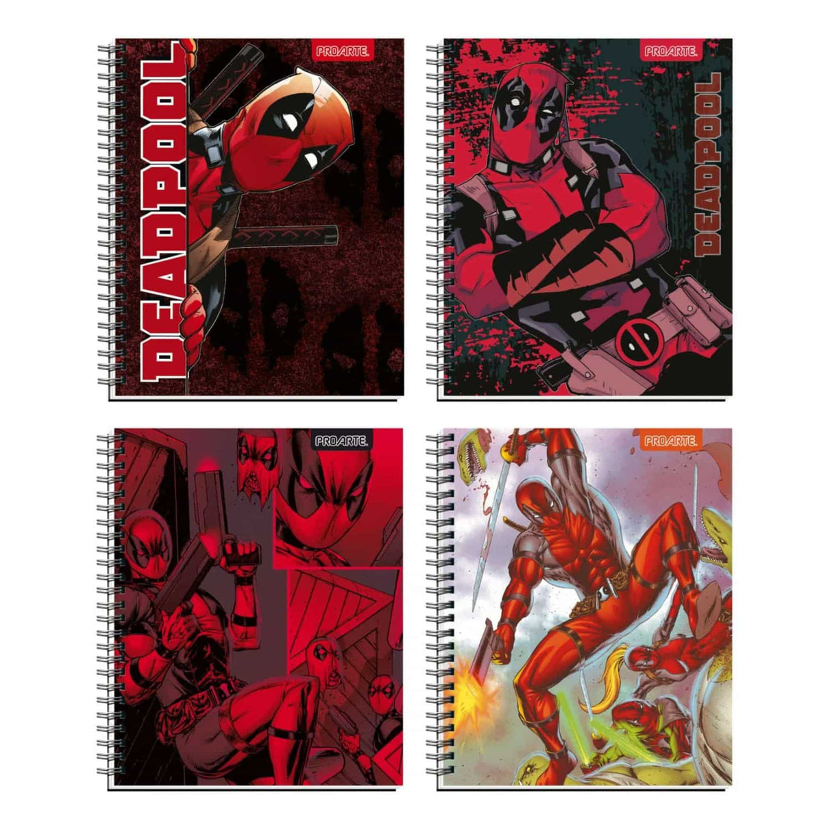 Proarte - Cuaderno Universitario Deadpool 100 h 7 mm