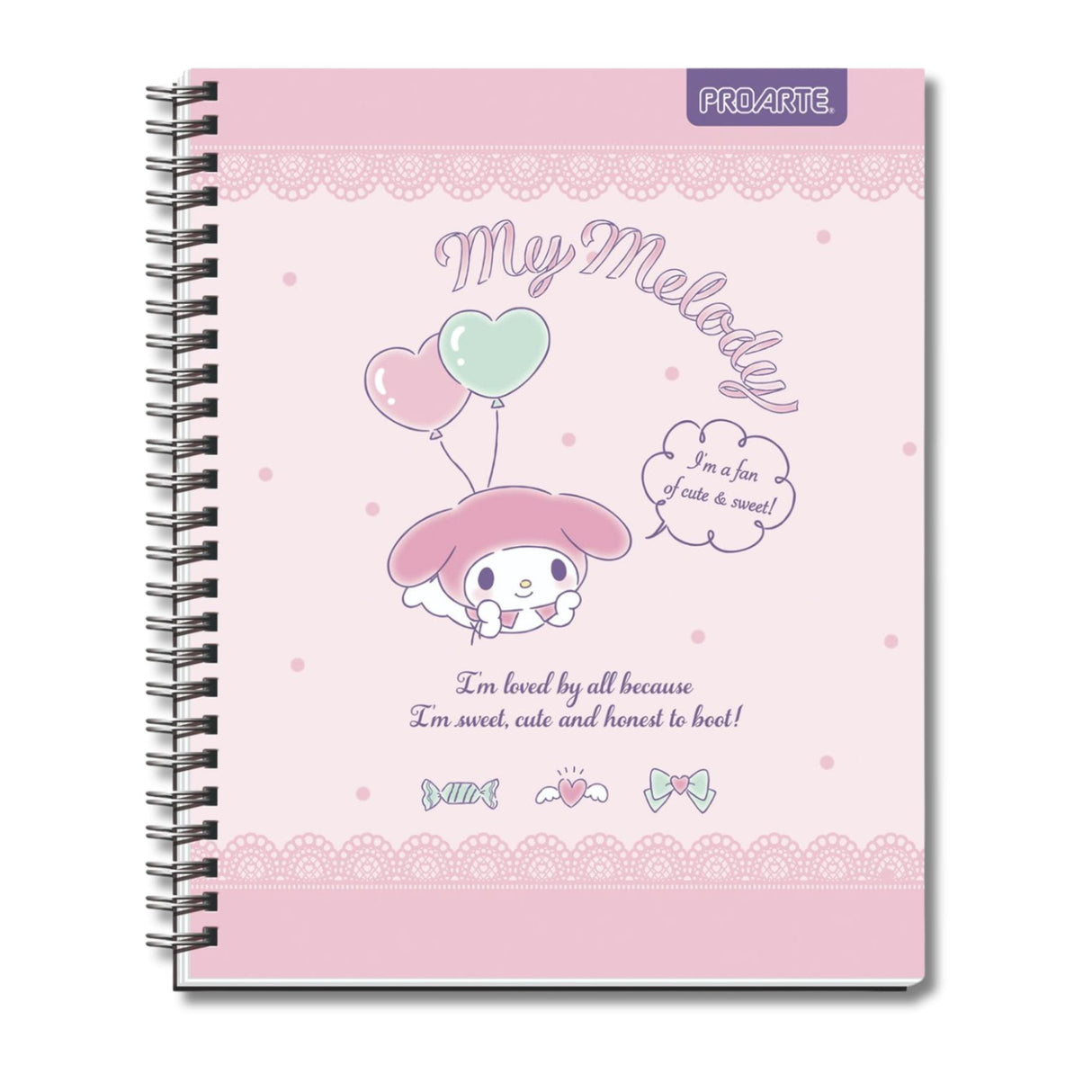 Proarte - Cuaderno Universitario My Melody 100 h 7 mm