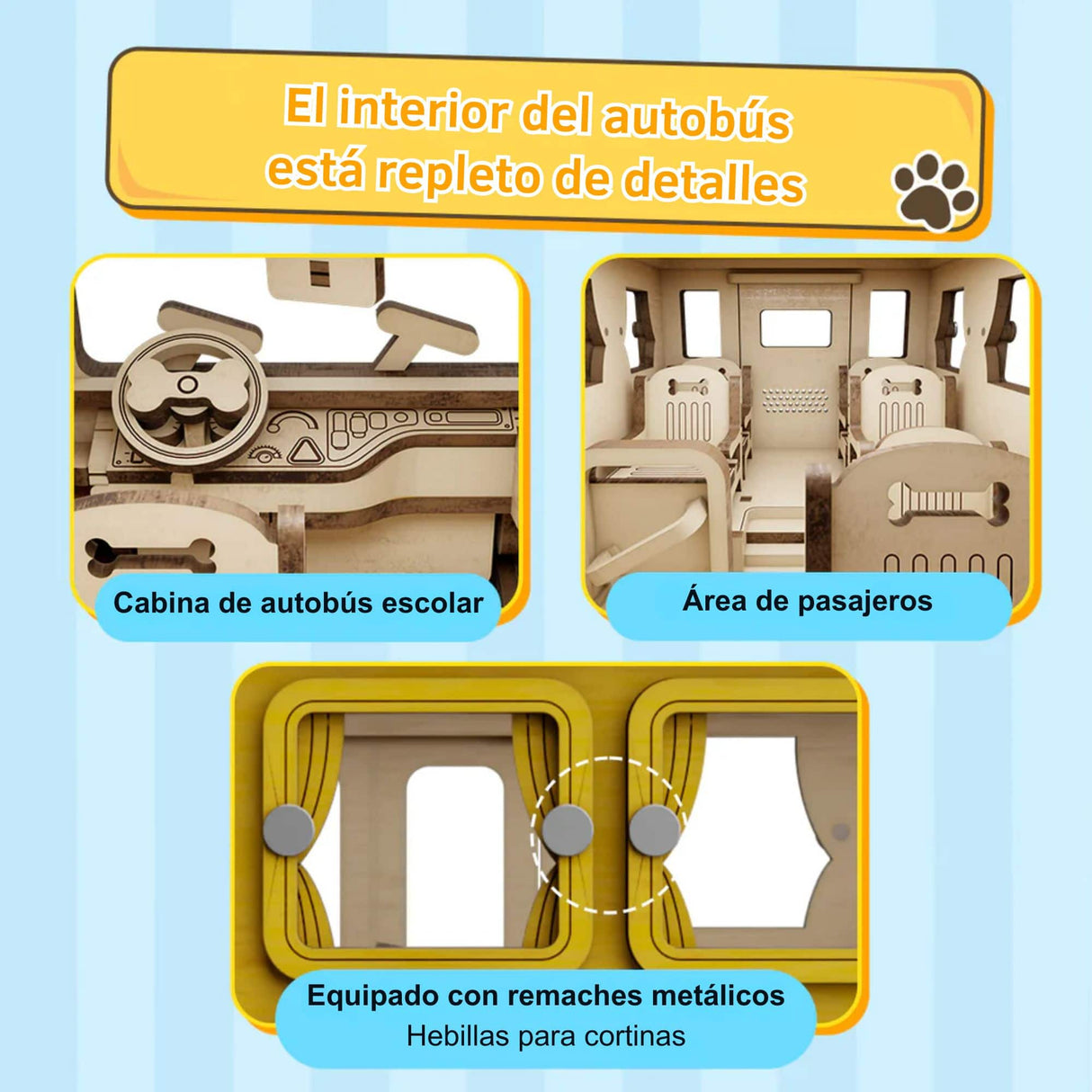 Puremind - Puzzle 3D Snoopy School Bus