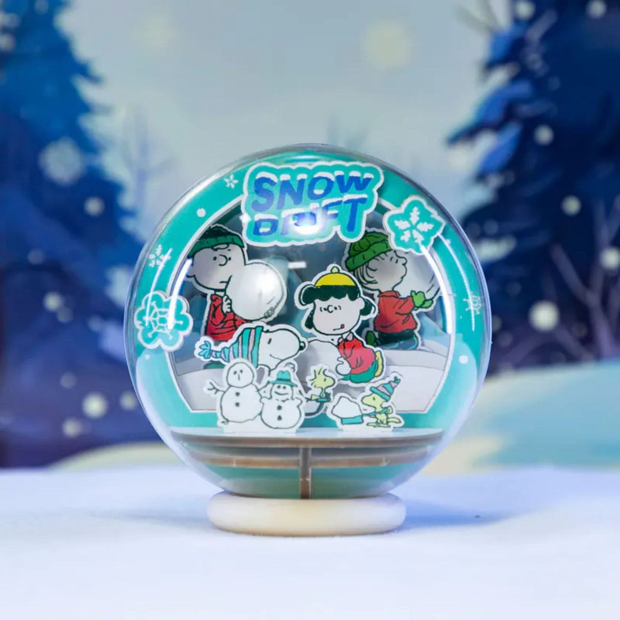 Puremind - Puzzle 3D Snoopy Snowman Season Crystal Ball
